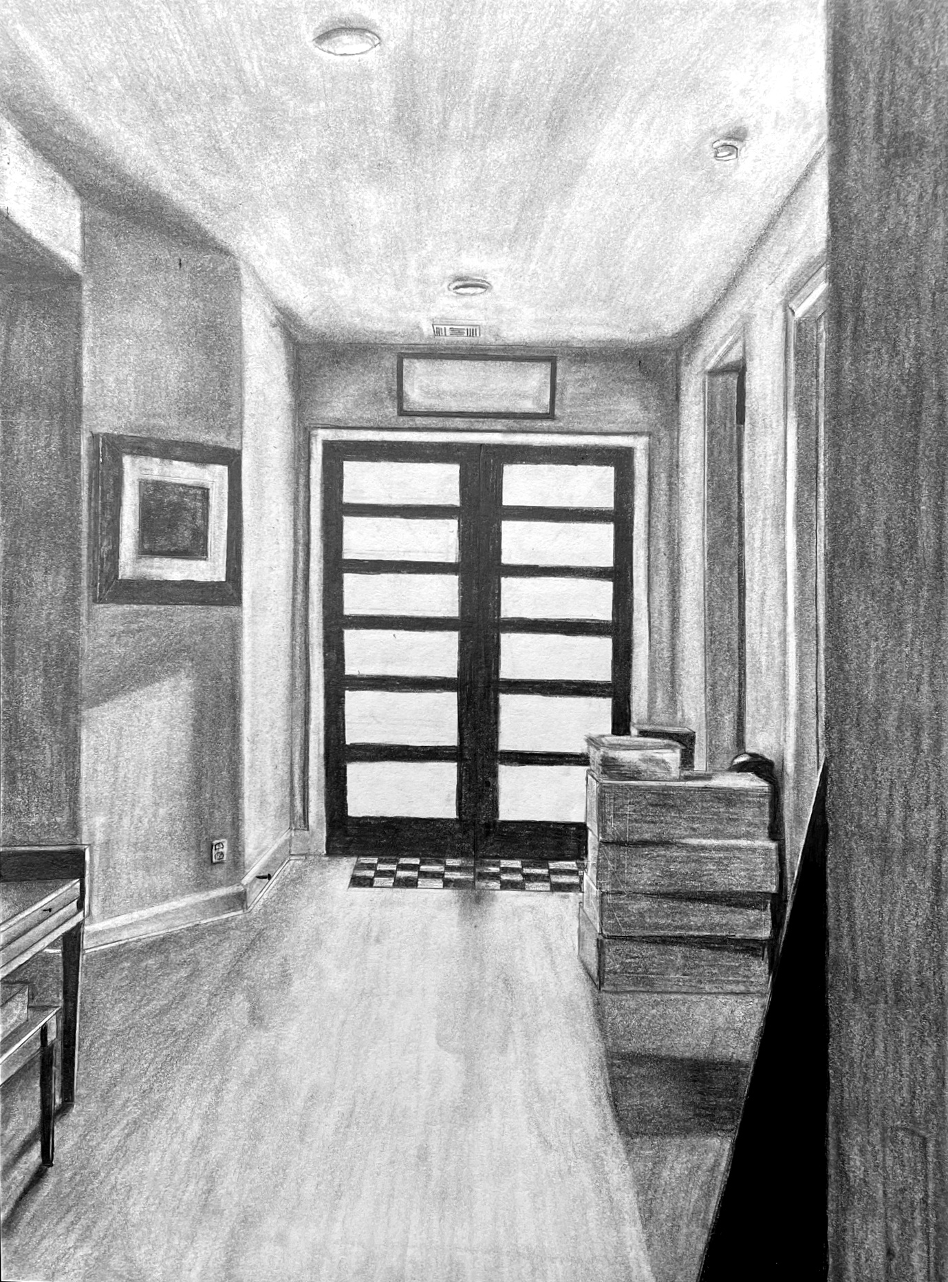 Hallway Drawing