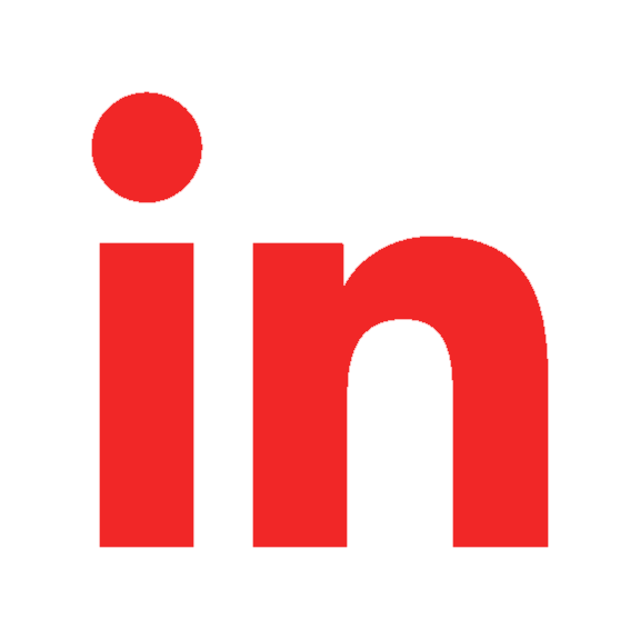 Red LinkedIn Icon