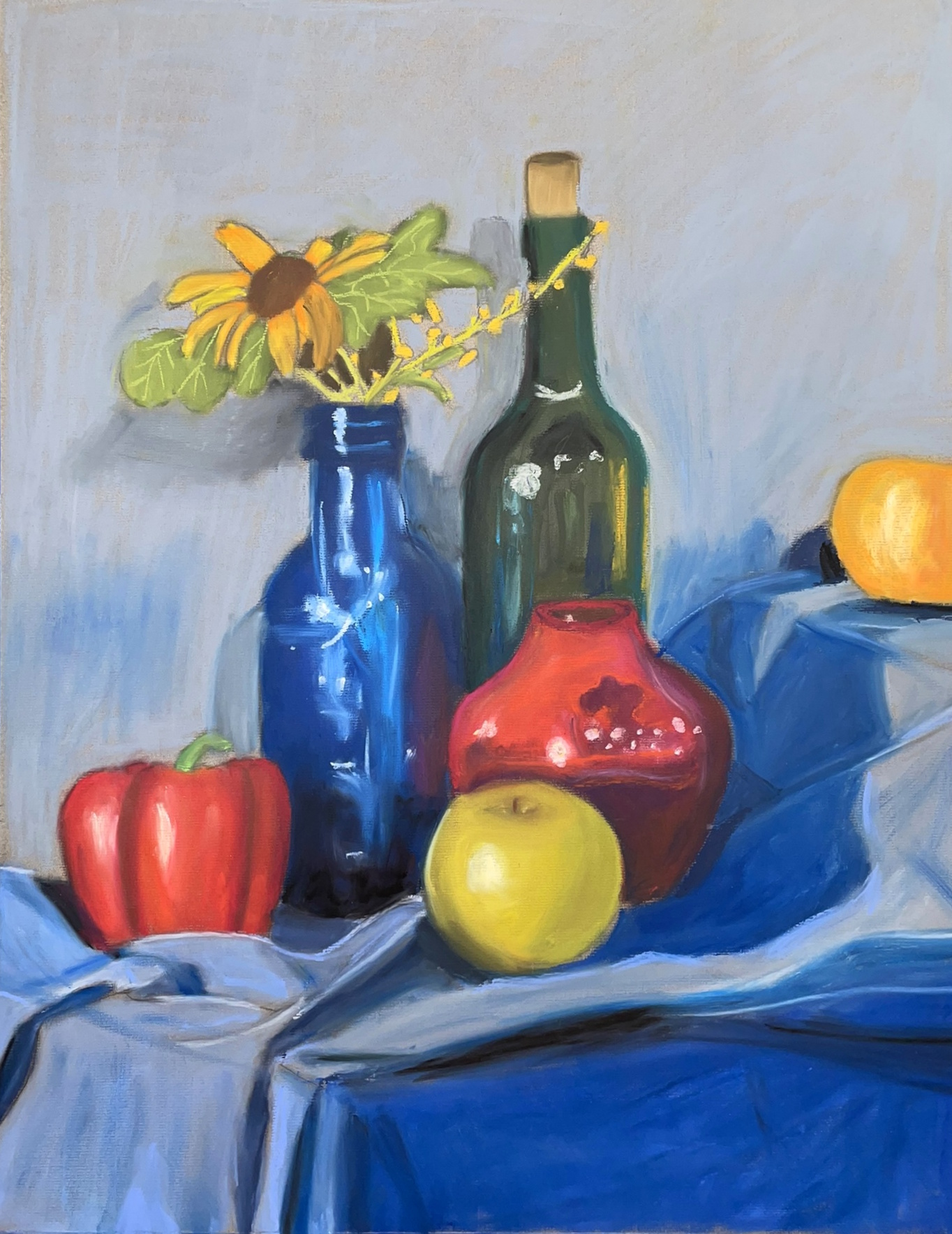 Oil Pastel Still Life